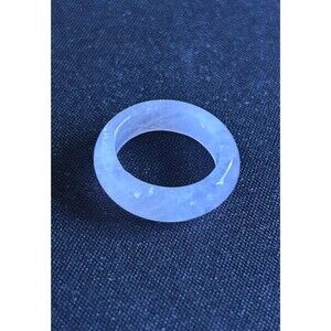 Rose Quartz Ring - Handmade Rose Quartz Crystal Ring Band - Women's Ring Size 5